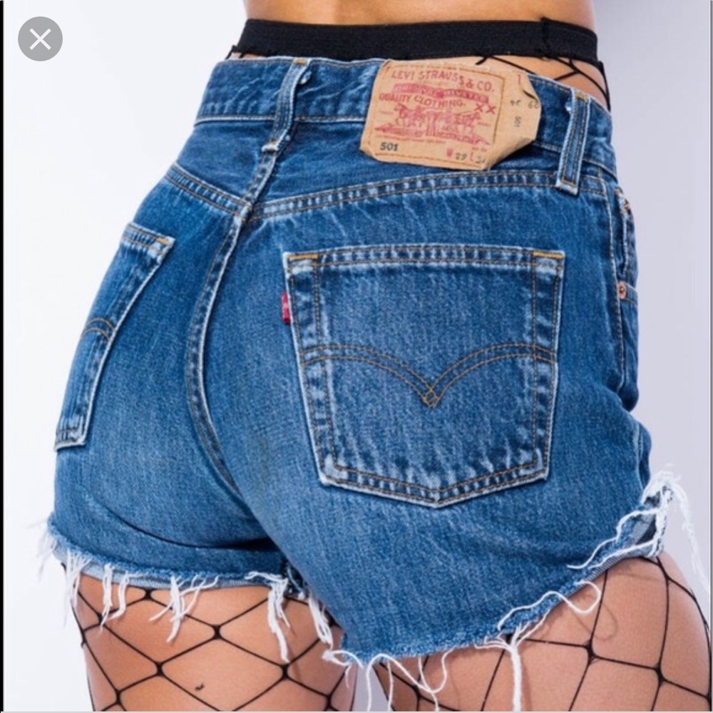 Vintage Levi’s 501 High Waisted Shorts